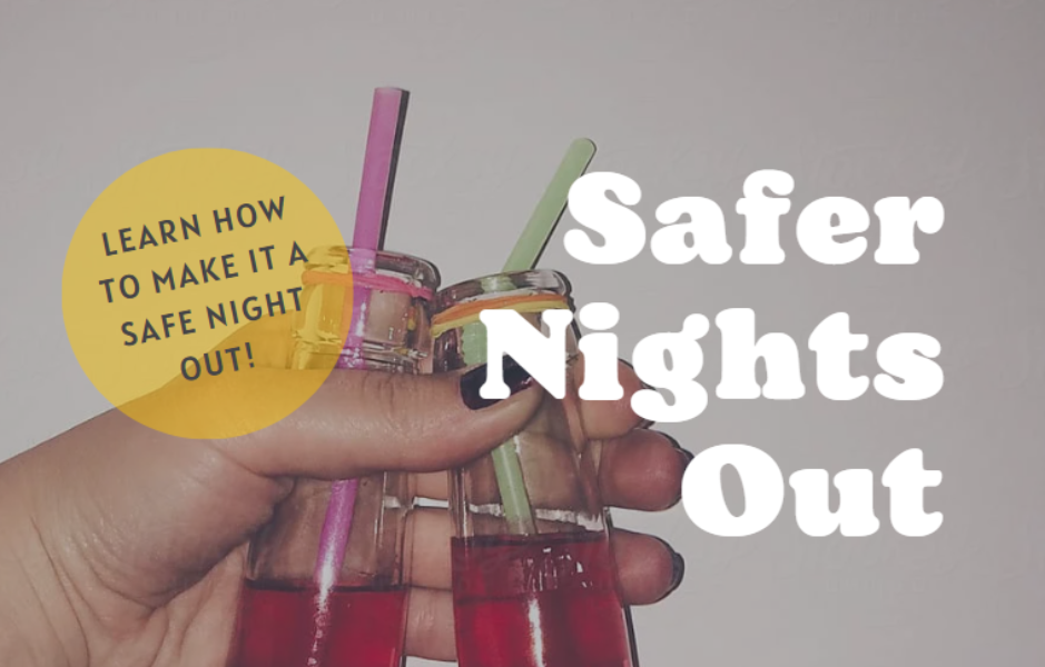 drink bottles promoting safer nights out