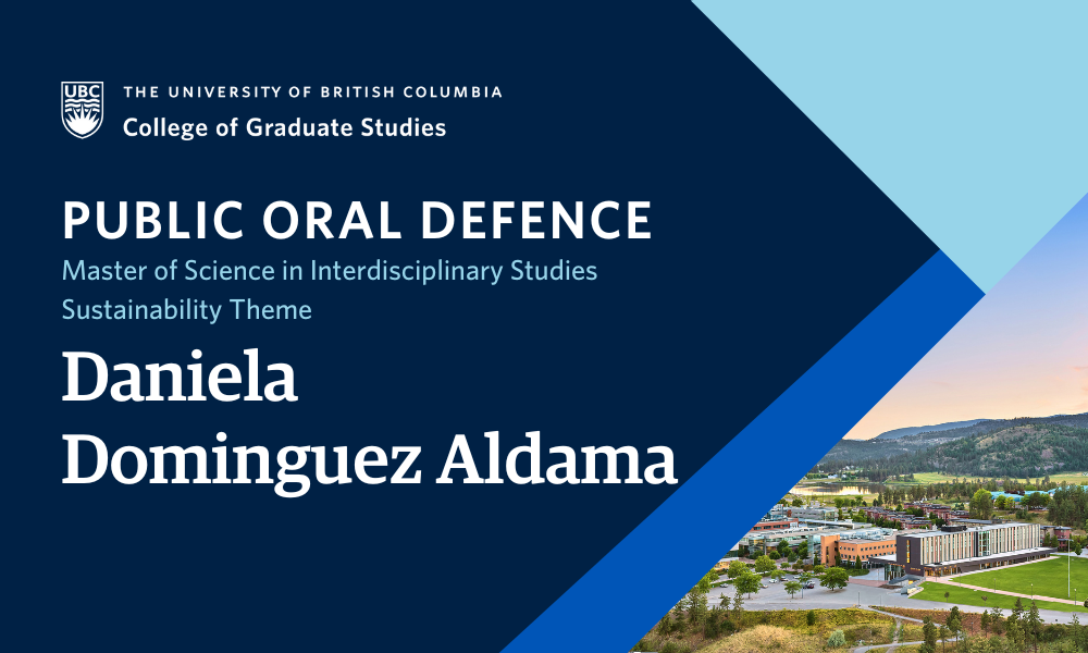 Daniela Dominguez Aldama will defend their thesis.