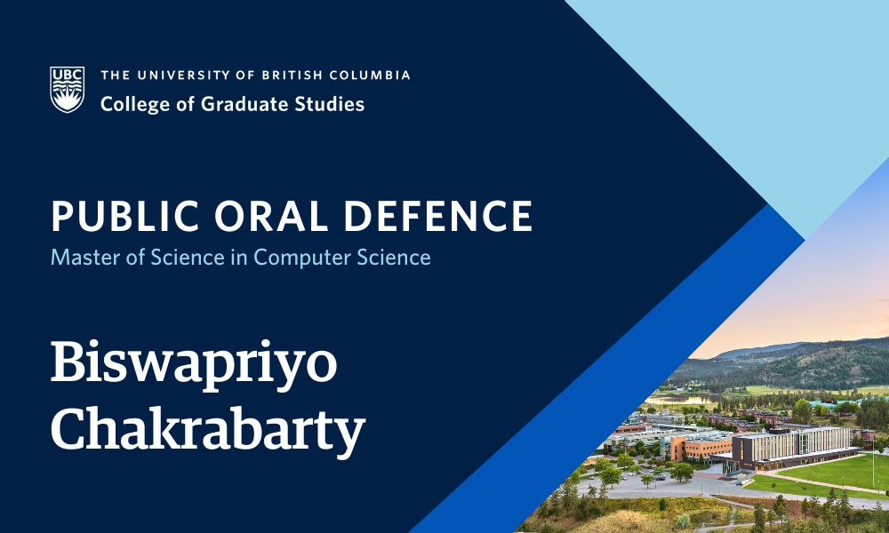 Biswapriyo Chakrabarty will defend their thesis.