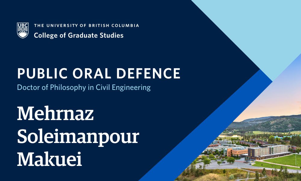 Mehrnaz Soleimanpour Makuei will defend their dissertation.