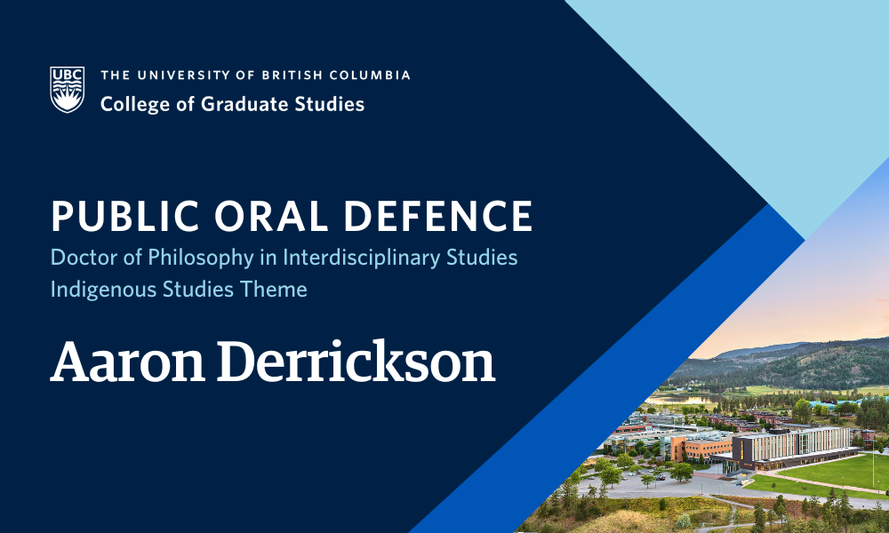 Aaron Derrickson will defend their dissertation.